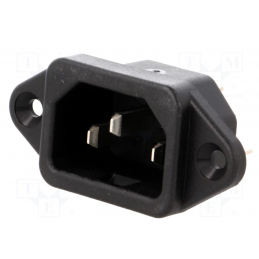 IEC male connector